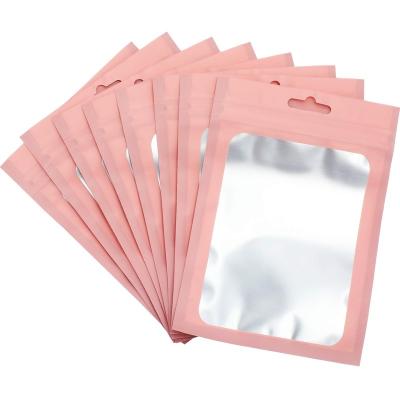 China Ziplock Resealable Barrier Mylar Food Storage Bags With Clear Window for sale