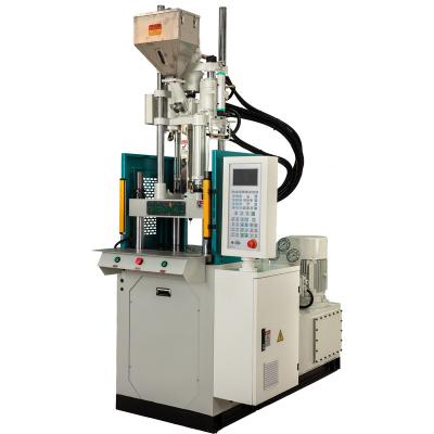 China VERTICAL 25 Ton Desktop Vertical Plastic Injection Molding Machine / USB Cable Electrical Cable And Connector Making Machine for sale