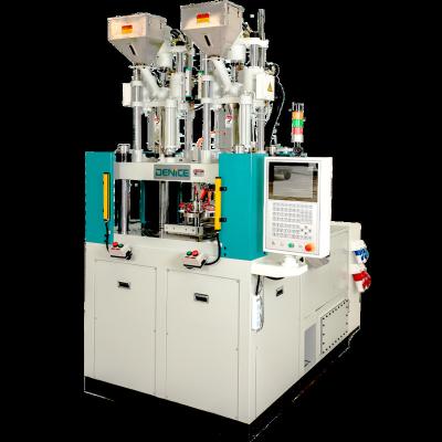 China VERTICAL two color injection molding machine DV-1200.3R.2C stationery/toothbrush handle making machine/factory directly for sale