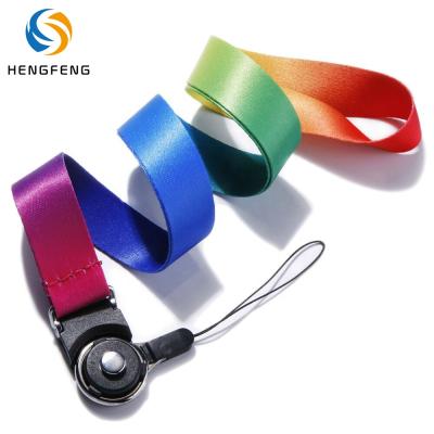 China Convenient Lanyard Cute Neck Nylon Good Quality Woven Designer Strap Custom Strap Sublimation for sale