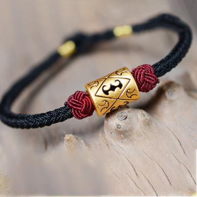 China FASHIONABLE Adjustable Charm Lucky Bracelet Handmade Braided Bracelet For Couples Friendship Pulsera for sale