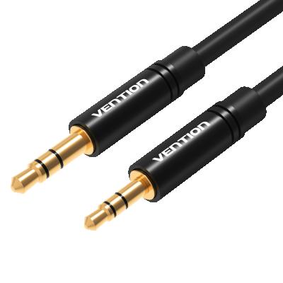 China Enameled Copper Vention BAL 3.5mm Male To 2.5mm Male Audio Cable 0.5M Black Metal Type for sale