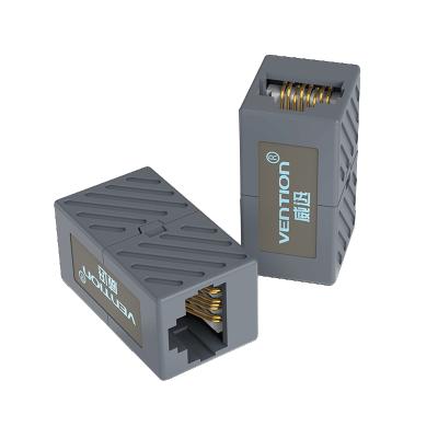 China Keystone Network Vention VAM650 Jack Coupler CAT6 RJ45 Network Coupler Gray for sale