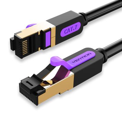 China Networking Vention ICCB Cat.7 SFTP Ethernet Patch Cable Black for sale