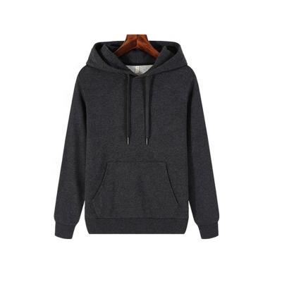 China Anti-wrinkle Factory Supply Cotton Cheap Drawstrings Simple White Men's Pullover Hoodie Bulk Oversized Hoodie for sale