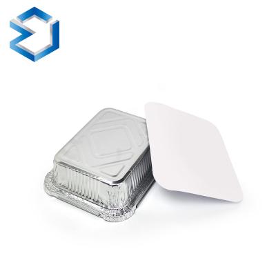 China No.2 Disposable Food Containers Aluminum Foil BBQ Grill Pan Aluminum Foil Container Boxes For England Market for sale