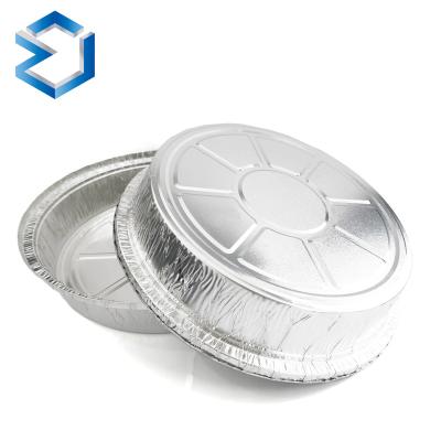 China 9 Inch Round Cake Pan Ready To Eat Form R15 In Bulk GA477 Cheap And High Quality Restaurant Or Take Out Aluminum Foil Food Container Lunch Box for sale