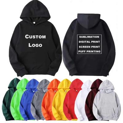 China Anti-wrinkle Custom Embroidered Screen Puff Printing Men's Hoodies  Hoodie Custom Logo Hoodie for sale