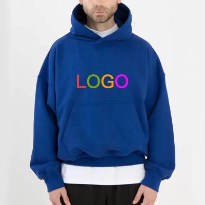 China Anti-wrinkle OEM Men Hoodies Oversized Heavyweight Cropped Boxy Cut Hoodie Boxy Fit Hoodie Men for sale