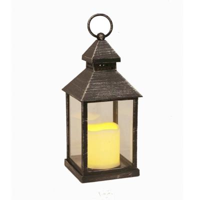 China Decorative Decoration Home Indoor Use Battery Operated LED Plastic Candle Lantern for sale