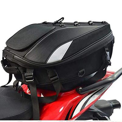 China Waterproof Motorcycle Rear Seat Bag Storage Bags Motorcycle Tail Bag Backpack MSB01 for sale