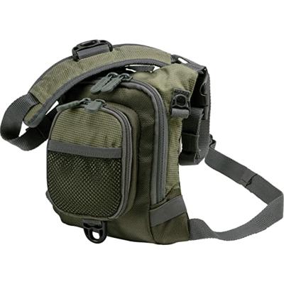 China Custom Size Flyfishing Chest Pack Olive Small Fly Fishing Chest Bag for sale