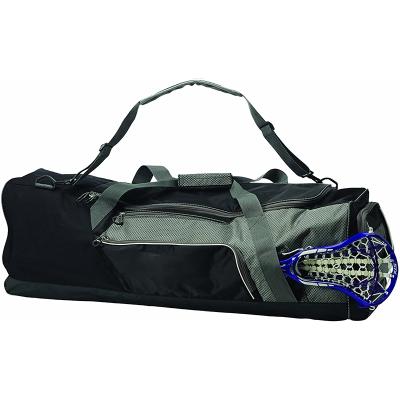 China Lacrosse Sports Challenger Lacrosse Gear Duffel Bag With Sticker Holder Large for sale