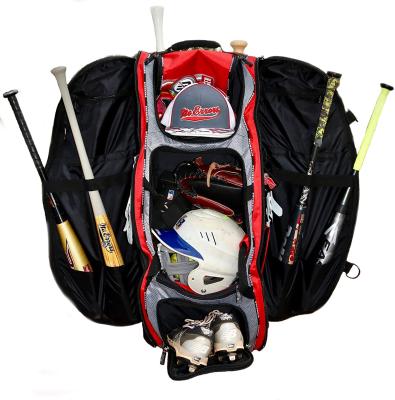 China Youth Catchers Bag Heavy Duty Youth Softball And Softball Bag Holds 4 Bats Softball Catchers Bag Custom Size for sale