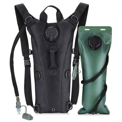 China Polyester Outdoor Camping Hydration Tactical Backpack Military Rise Recycling Water Bag With 3l Bladder for sale