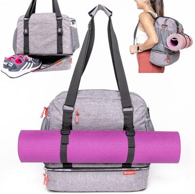 China Universal Colorful Yoga Mat Bags Gym Mat Backpack Waterproof Modern Design Outdoor Yoga Mat Backpack Waterproof Yoga Mat Bag for sale