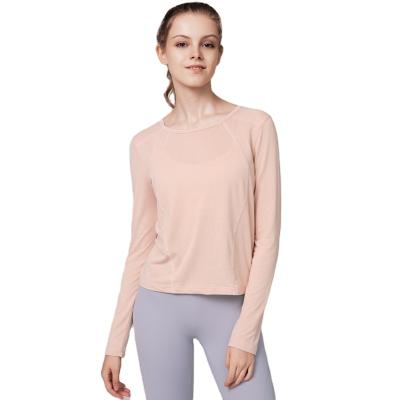 China Breathable Yoga And Long Sleeve Women's Quick-Drying Sports Wear Tops For Running for sale