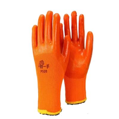 China Wear-resistant anti-smash to oil thick warm soft comfortable glove for sale