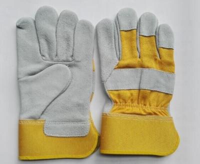 China China OEM Safety Glove Comfortable Cow Split Leather Glove Welding Leather Glove For Work Hot Sale for sale