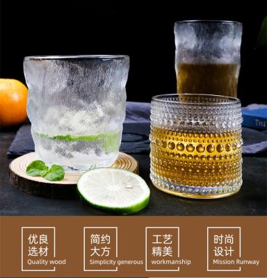 China New Classic/Postmodern wholesale odern reusable whiskey 300-400ml glass water cup glass cup beer mug for sale