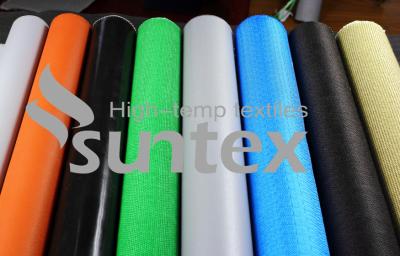 China High-temperature silicone coated glass fabric Good light, UV, and oxidation resistance for Welding protection for sale