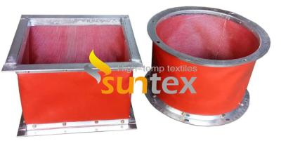 Cina Flexible Thermal Fireproof Material Pu Coated Fiberglass Fabric flexible duct connector in vendita