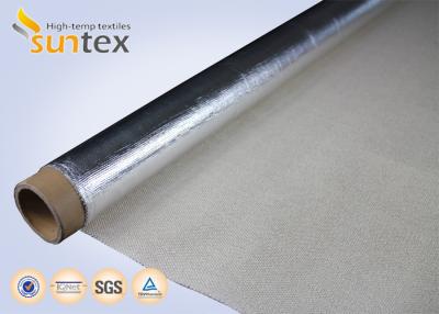 Chine La chaleur enduite en aluminium 0.4mm réfléchis 550C d'isolation de tissu de fibre de verre de SUNTEX à vendre