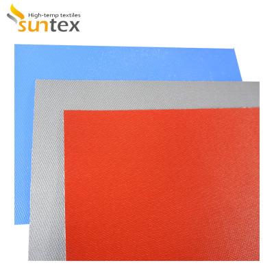 China Anti Heat Fire Protection Silicone Rubber Coated Fiberglass 1260c High Temperature Ceramic Fiber Yarn Reinforced for sale