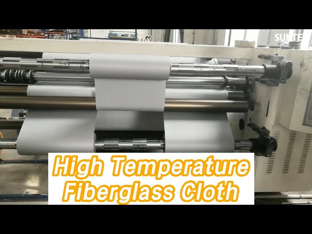 Calcium Silicate High Temperature Fiberglass Cloth 750 Degree For Smoke Curtain