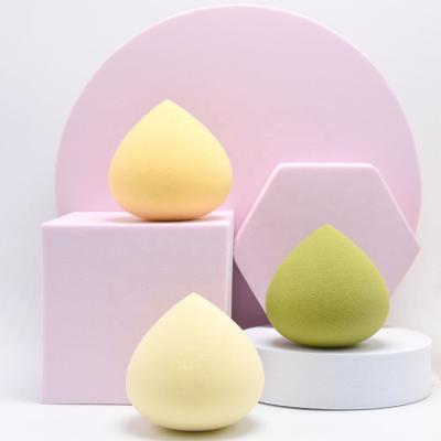 China Wholesale Soft Sponge Free Cosmetic Soft Makeup Peach Base Hydrophilic Latex Makeup Sponge Reusable Makeup Sponge for sale