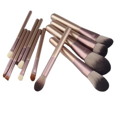 China OEM Custom Luxury Soft Fiber Hair Makeup Set Brush Cosmetic Tools Make Up Accessories With Bag for sale