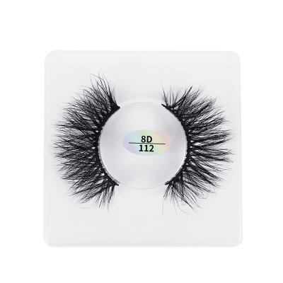 China Wholesale 8D Mink Hair Eyelashes False Eyelashes Square Box Mink Flat Thick Thin Lashes False Eyelashes for sale