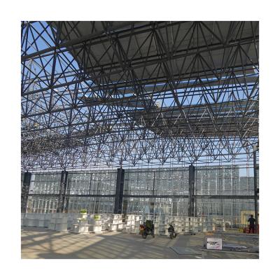 China New Designed Conference Hall Light Steel Structure Frame Structural Roofing Steel Structure Design for sale