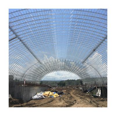 China Professional production space steel frame light structure steel coal storage structural covering shed for sale