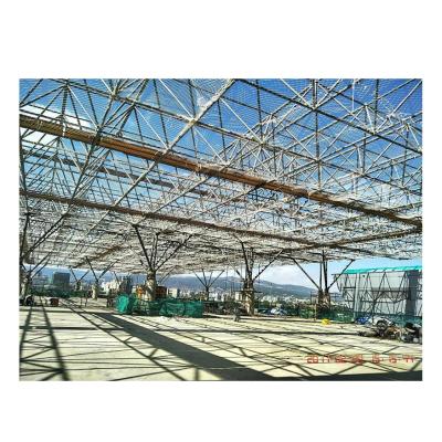 China Factory Structural Roofing Supply Quickly Assemble Lightweight Steel Structure Space Frame Shed For Commercial And Industrial Structures for sale