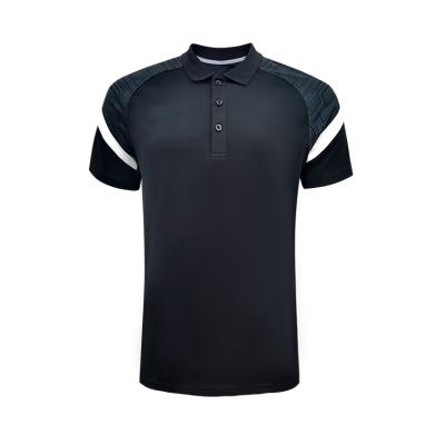 China Factory Wholesale Anti-wrinkle Custom Design High Quality Plain Mens Golf Polo Shirt For Sports Men 1oo% Polyester for sale