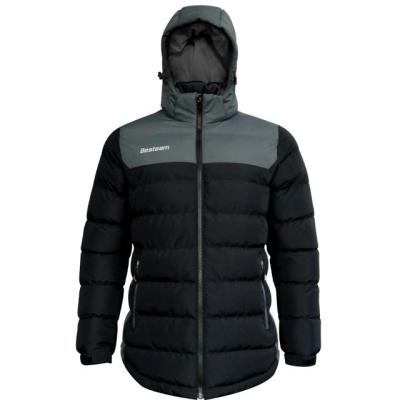 China OEM Winter Anti-Static Custom Mens Plain Short Bubble Padded Down Stripper Jacket With Back Pocket for sale