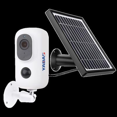 China NIGHT VISION 1080p Mini Small Wireless Wireless Mobile Audio IP Camera Color Night 2 Wifi P2P Solar Security Camera System Remote Way for sale