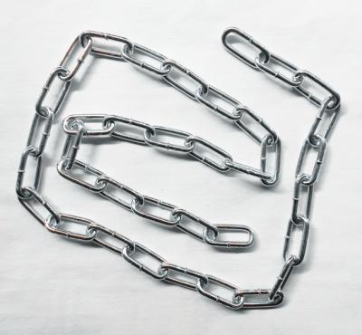 China Binding Diameter 3-25mm Gal Steel Medium And Long Link Chain for sale