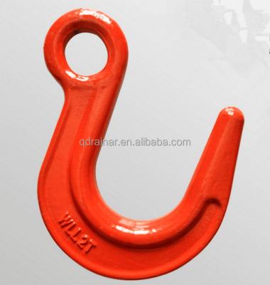 China Fall Protection Equipment Fittings G80 Eye Foundry Lifting Hook for sale