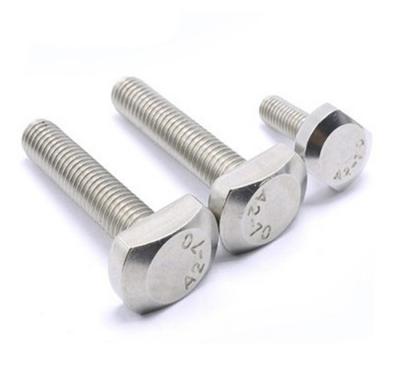 China Stainless Steel GB37 A2-70 or A4-80 Stainless Steel Tee Bolt Hammer Bolt for sale