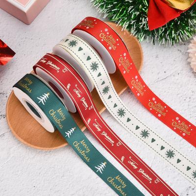 China Colorfu Hot Selling Colorful Christmas Ribbon Gift Wrap With Christmas Theme Gift Wrap Decorations for sale