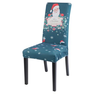 China Christmas Chair Cover Durable Stretch Slipcovers Elastic Chair Covers For Dining Room Restaurant for sale