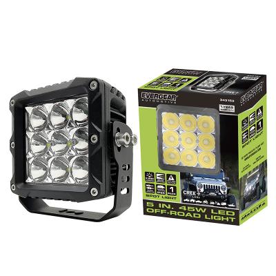 China On/Off Specially Designed 45w 5 Inch Led Work Light Off Road Spot Light Led Bar Off-Road Fog Lights for sale