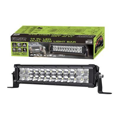 China Pickup Hot Sale 36W 14 Inch Led Light Bar Approval Double Rows Super Bright Led Bar Light Truck for sale