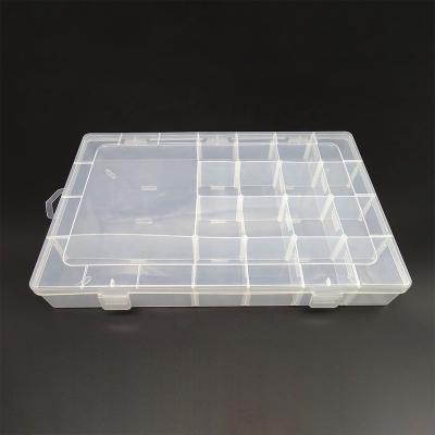 China Universal Detachable Transparent Suitcase Parts Tooling Compartments OEM Box Packing Plastic Storage Box With Compartments for sale