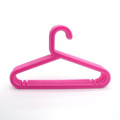 China Factory Discount Multifunctional Plastic Hanger Colorful Baby Plastic Hanger for sale