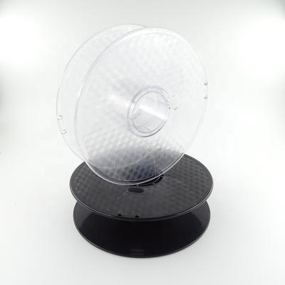 China OEM / ODM Custom Empty Plastic Spool Black / Transparent Plastic Spool Injection HC2005851 for sale