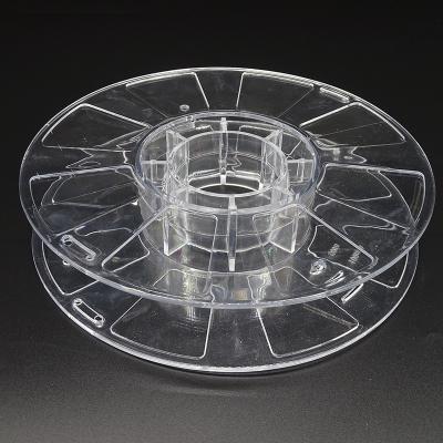 China China Cheapest Transparent Empty PC ABS/PC Small Plastic Spool For 3d Filament for sale