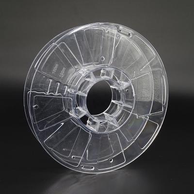 China PC custom size transparent plastic spool for 3d filament for sale